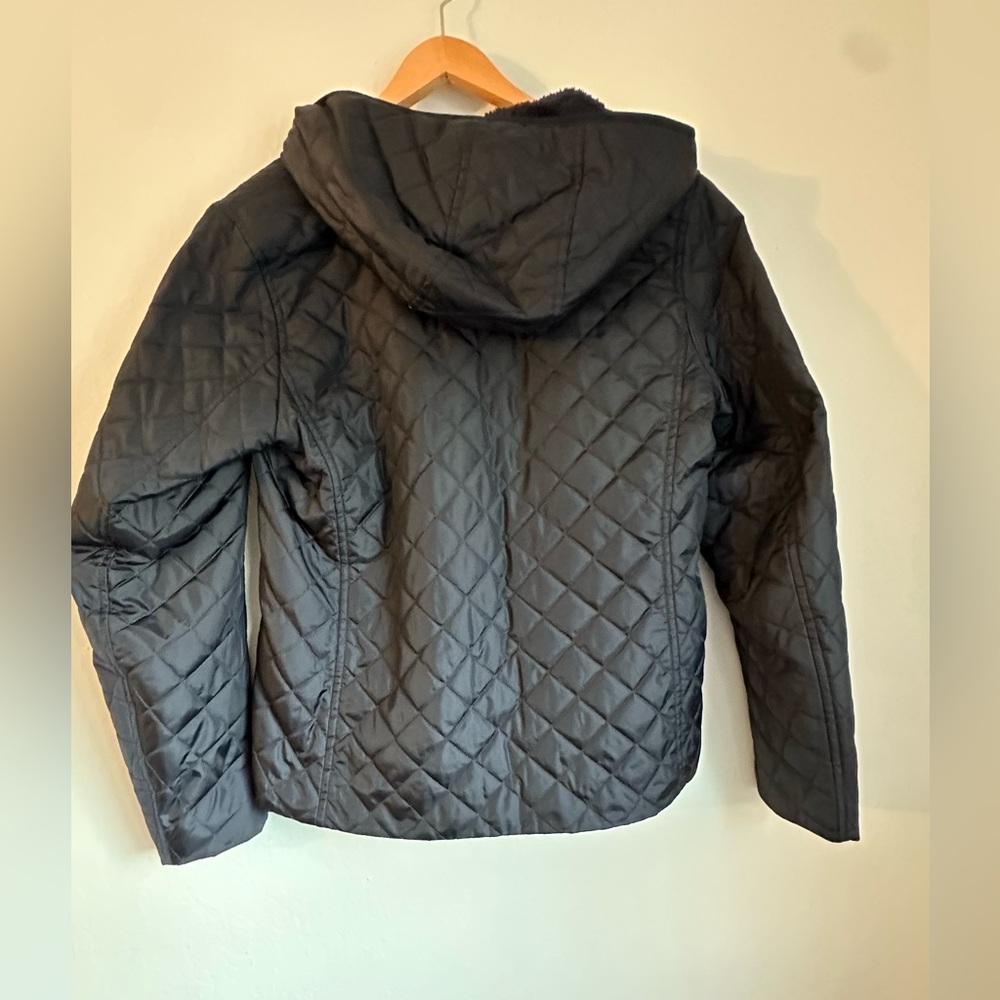 Uniqlo Dark blue Quilted Hooded Jacket - Picture 5 of 5